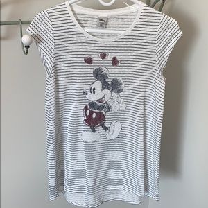 Disney, Mickey T Shirt, Size XS